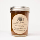 Bourbon Vanilla Peach Preserve